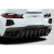 2020-2025 Chevrolet Corvette C8 Gran Veloce Rear Diffuser - 1 Piece - image 2