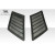 2000-2009 Honda S2000 Durafex GT1 Fender Vents - 2 Piece - image 3