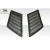 2000-2009 Honda S2000 Durafex GT1 Fender Vents - 2 Piece - image 4