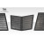 1997-2004 Chevrolet Corvette C5 / 2005-2009 Ford Mustang GT1 Hood Vents - 3 Piece - image 6