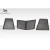 1997-2004 Chevrolet Corvette C5 / 2005-2009 Ford Mustang GT1 Hood Vents - 3 Piece - image 3