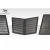 1997-2004 Chevrolet Corvette C5 / 2005-2009 Ford Mustang GT1 Hood Vents - 3 Piece - image 10