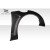 2004-2007 Porsche 997 911 Duraflex LBW Front Fender Flares - 4 Piece - image 7