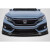 2017-2021 Honda Civic HB BZ Front Lip Spoiler - 1 Piece - image 7