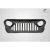 2018-2025 Jeep Wrangler JL Gladiator JT Predator Grille - 1 Piece - image 14