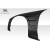 1989-1994 Nissan 240SX D1 Sport 25MM Front Fenders - 2 Piece - image 5