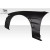 1989-1994 NIssan Silvia S13 Duraflex D1 Sport 25MM Front Fenders - 2 Piece - image 6