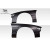 1989-1994 NIssan Silvia S13 Duraflex D1 Sport 25MM Front Fenders - 2 Piece - image 7
