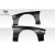 1989-1994 NIssan Silvia S13 D1 Sport 25MM Front Fenders - 2 Piece - image 3