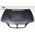2002-2005 BMW 3 Series E46 4DR GTS Look Hood - 1 Piece - image 3