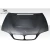 2002-2005 BMW 3 Series E46 4DR GTS Look Hood - 1 Piece - image 4