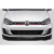 2015-2021 Volkswagen GTI RZ Front Lip Under Spoiler - 2 Piece - image 1