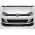 2015-2021 Volkswagen GTI RZ Front Lip Under Spoiler - 2 Piece - image 1