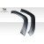 2011-2022 Jeep Grand Cherokee SRT Look Rear Fender Flares - 4 Pieces - image 4