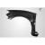2015-2021 Subaru WRX STI VRS Wide Body Front Fenders - 8 Piece - image 3