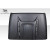 2007-2018 Jeep Wrangler JK Avenge Vented Hood - 1 Piece - image 11