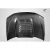 2017-2022 Ford Super Duty F250 F350 F450 GT500 V2 Look Hood - 1 Piece - image 8