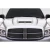 2002-2008 Dodge Ram 2" Ram Air Hood - 1 Piece - image 1