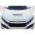 1992-2020 Universal Honda Civic GTAK Hood Scoop - 1 Piece - image 1