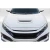 1992-2020 Universal Honda Civic GTAK Hood Scoop - 1 Piece - image 1