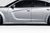 2015-2023 Dodge Charger Duraflex Hellcat Widebody Look Side Skirts 2 Piece