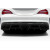 2014-2016 Mercedes CLA Class Burnout Rear Diffuser - 1 Piece - image 1