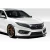2016-2018 Honda Civic 2DR 4DR Yoka Front Lip Spoiler Air Dam - 3 Pieces - image 4