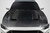 2018-2023 Ford Mustang Carbon Creations OEM Look Hood 1 Piece