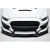 2015-2017 Ford Mustang GT500 Look Front Lip Spoiler Air Dam - 1 Piece ( For GT500 Look Front Bumper ) - image 1