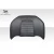 2019-2024 Ford Edge GT500 V2 Look Hood - 1 Piece - image 10