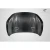2016-2021 Honda Civic Broman Hood - 1 Piece - image 5