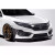 2016-2018 Honda Civic 2DR 4DR Carbon Creations Yoka Front Lip Spoiler Air Dam 3 Pieces