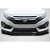 2016-2018 Honda Civic 2DR 4DR Yoka Front Lip Spoiler Air Dam - 3 Pieces - image 2