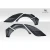 2016-2021 Honda Civic HB Speedster Widebody Rear Fender Flares - 6 Pieces - image 1