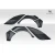 2016-2021 Honda Civic HB Speedster Widebody Rear Fender Flares - 6 Pieces - image 3