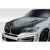 2015-2019 BMW X6 F16 / X6M F86 Carbon AF-1 Hood ( CFP ) - 1 Piece - image 2