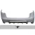 2011-2014 Porsche Cayenne AF-4 Rear Bumper (GFK) - 1 Piece - image 3