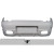 2009-2011 Porsche 911 Carrera 997 AF-1 Rear Bumper (GFK) - 1 Piece (S) - image 2