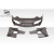 2005-2011 Porsche 911 Carrera 997 Eros Version 1 Front Bumper - 3 Piece - image 7