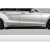 2012-2015 Mercedes CLS Eros Version 1 Side Skirts - image 4