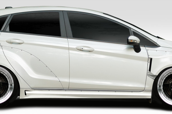 2014-2019 Ford Fiesta Duraflex CPR Wide Body Side Skirt Rocker Panels 2 Piece (ed_119857)