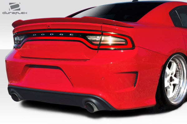 2015-2023 Dodge Charger Duraflex Hellcat Look Rear Bumper 1 Piece (ed_119644)