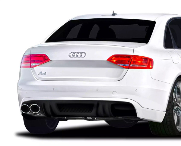 2009-2012 Audi A4 B8 4DR R-1 Rear Diffuser 1 Piece (ed_119542)