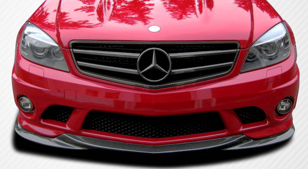 2008-2011 Mercedes C63 W204 Carbon Creations L-Sport Front Under Spoiler Air Dam Lip Splitter 1 Piece