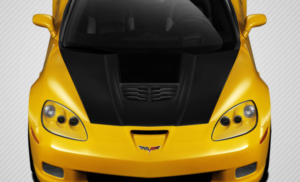 2005-2013 Chevrolet Corvette C6 Carbon Creations Stingray Z Hood 1 Piece