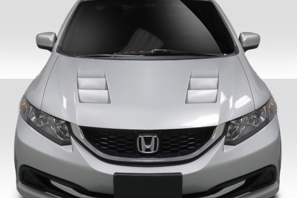 2012-2015 Honda Civic 4DR Duraflex TS-1 Hood 1 Piece