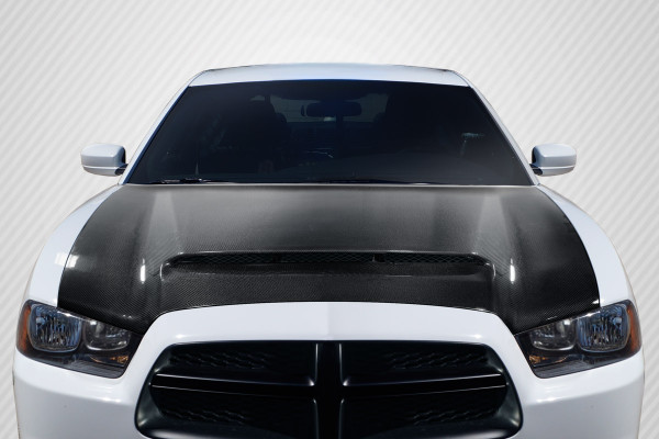 2011-2014 Dodge Charger Carbon Creations Demon Look Hood 1 Piece