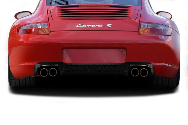 2005-2008 Porsche 911 Carrera 997 Carrera Carbon AF-1 Rear Diffuser ( CFP ) 1 Piece