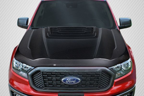 2019-2022 Ford Ranger Carbon Creations Raptor Look Hood 1 Piece