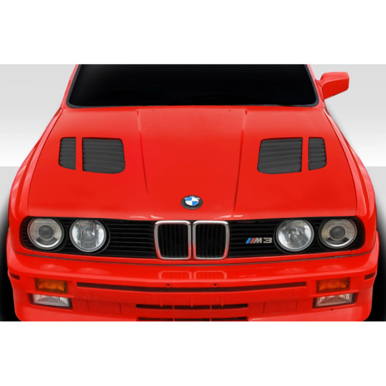 84-91 BMW 3 Series E30 GTR Hood | Duraflex | ed_113315